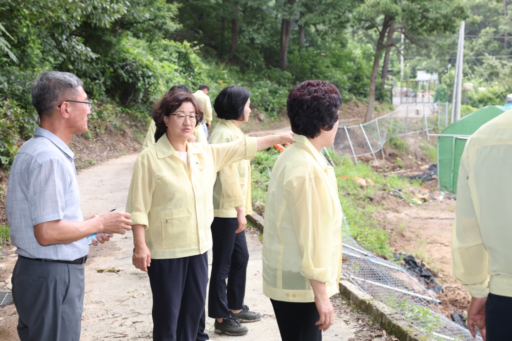 대전 동구 폭우 피해지역 현장방문 이미지(2)