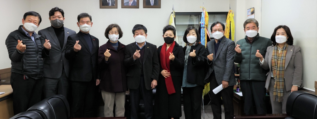 대전 동구의회 의장단 새해 맞이 기관 · 단체 방문 이미지(1)